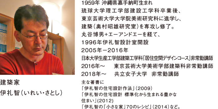 屋根コン2019審査員　建築家 伊礼智（いれい・さとし）