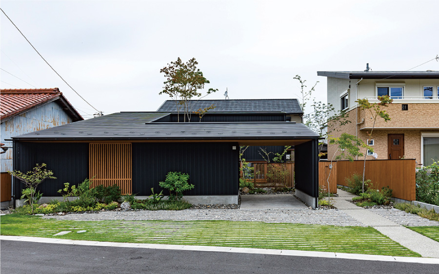 緑豊かな平屋の住まい