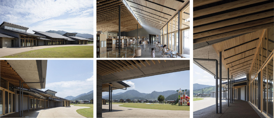 神河町図書・コミュニティ公園 桜空<